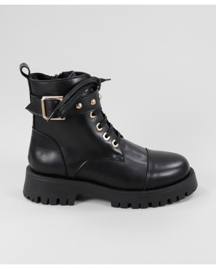 Botas militares de mujeres Ginova en Skin