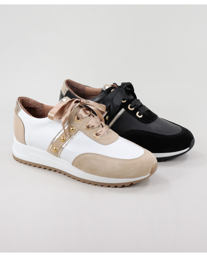 Ginova Women's Trainers with Pearls