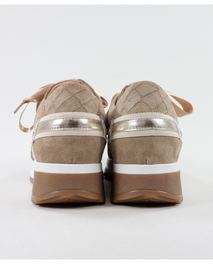 Sapatilhas de Mulher Ginova com Várias Texturas