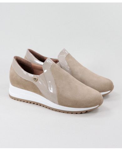 Zapatos Ginova con Elástico en los Laterales