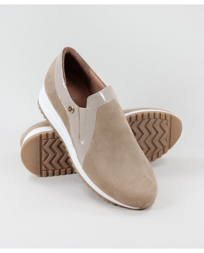 Zapatos Ginova con Elástico en los Laterales