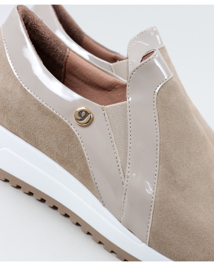 Sapatilhas Ginova com Elásticos nas Laterais