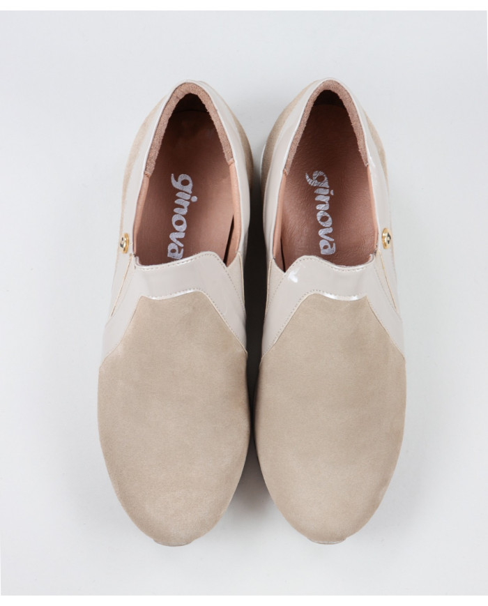 Sapatilhas Ginova com Elásticos nas Laterais