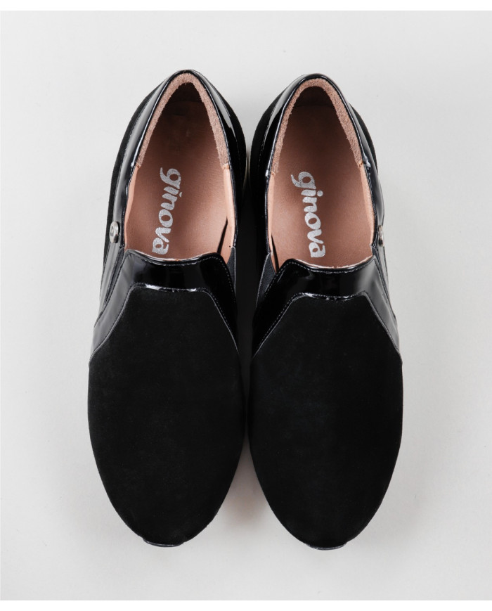 Sapatilhas Ginova com Elásticos nas Laterais