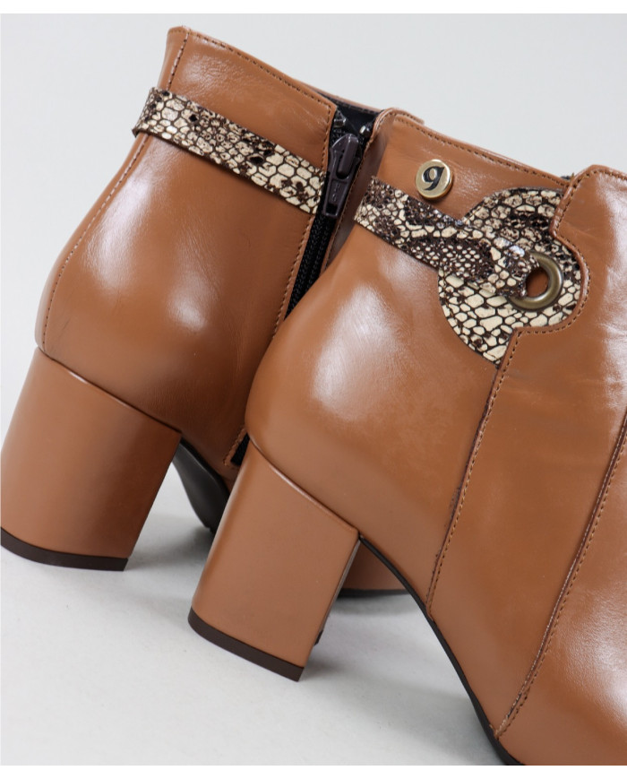 Botins Camel Ginova Elegantes com Fecho