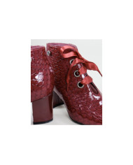 Botins Bordô de Senhora Ginova in Verniz