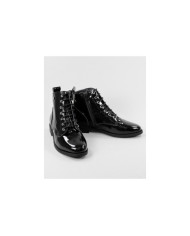 Botas de Senhora Rasas Ginova Envernizadas