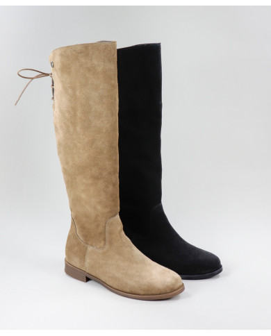 Botas Cano Alto Ginova con cordones ajustables