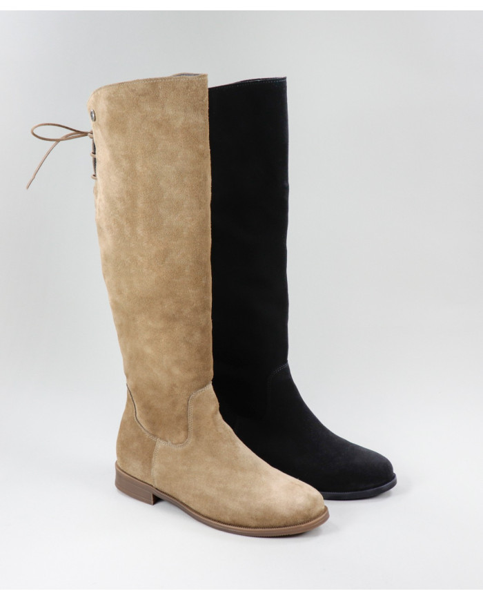 Botas de Cano Alto Ginova com Cordões Ajustáveis