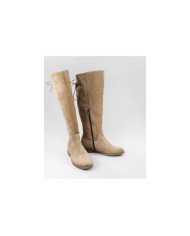 Taupe Boots of Cano Alto Ginova with Cordons Adjustable