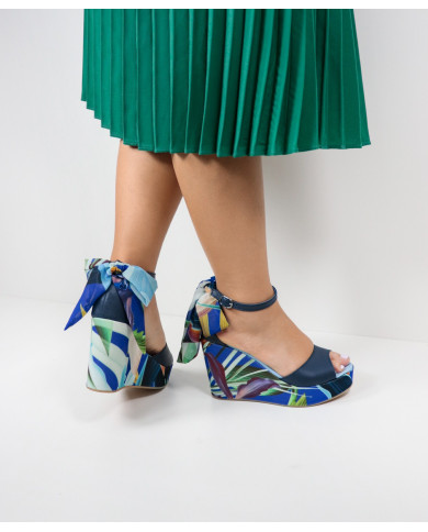 Sandalias de Madame Ginova Floridas