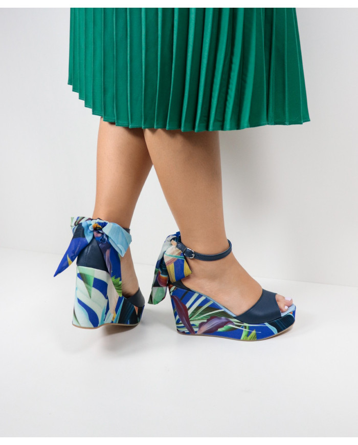 Sandalias de Madame Ginova Floridas