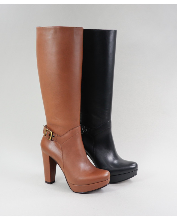 Botas de alta Ginova Cano con Buckle
