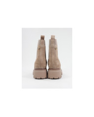 Ginova Women's Taupe Boots with Elastic