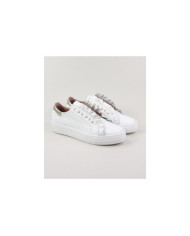 Women's Ginova White Trainers with Folhos