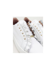 Sapatilhas Brancas Ginova Femininas com Folhos