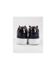 Women's Black Ginova Trainers with Folhos