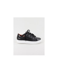 Women's Black Ginova Trainers with Folhos