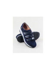 Sapatilhas Azuis Ginova com Tiras em Velcro