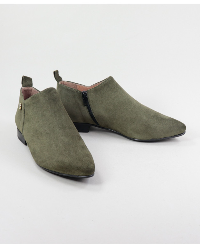 Botas Rasas Ginova Femininas com Fecho