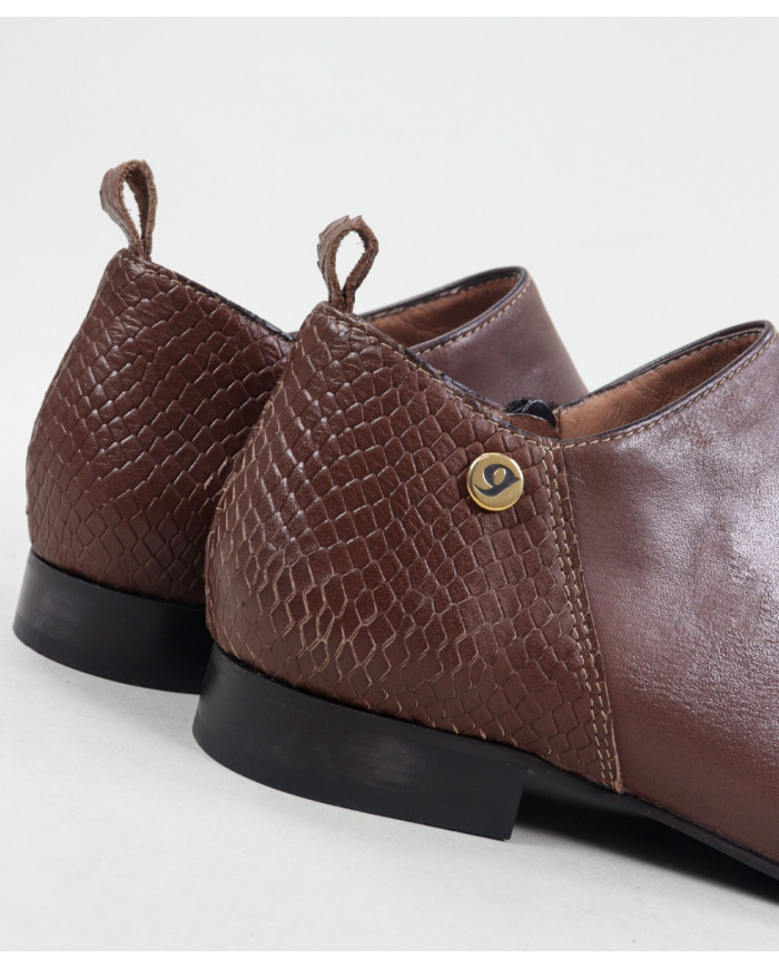 Botas Rasas Ginova Femininas em Pele