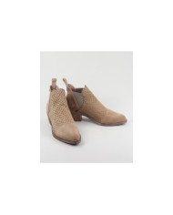 Botas Taupe Ginova com Pele Gravada com Textura