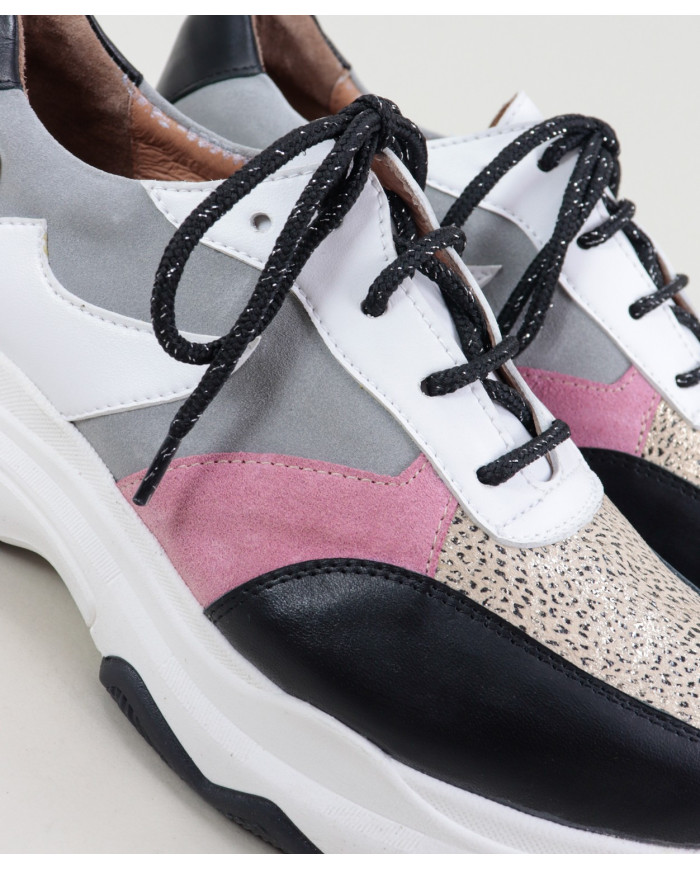 Women's Black Ginova Trainers with Wholesalers