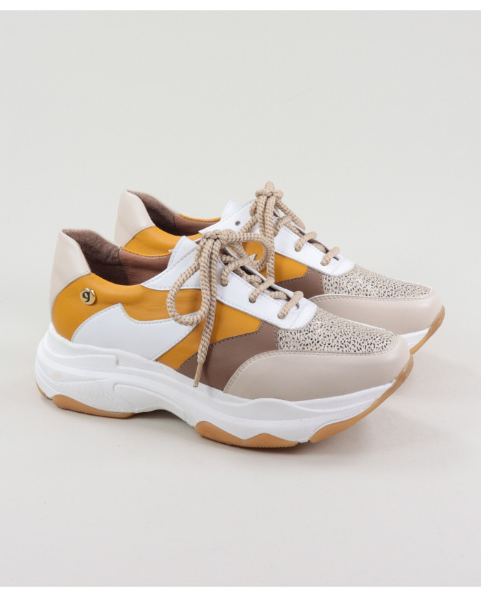 Women's Taupe Ginova Trainers with Wholesalers