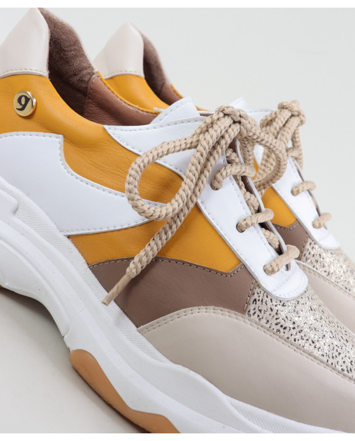 Women's Taupe Ginova Trainers with Wholesalers