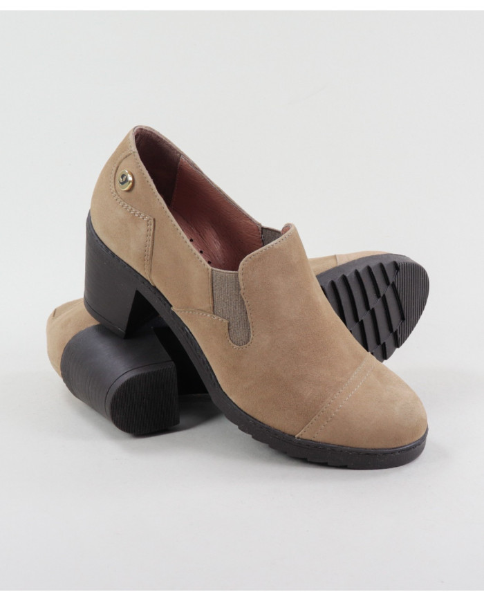 Botins Camel de Senhora Ginova com Elástico