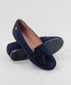 Sapatos Azuis Femininos Ginova com Berloques