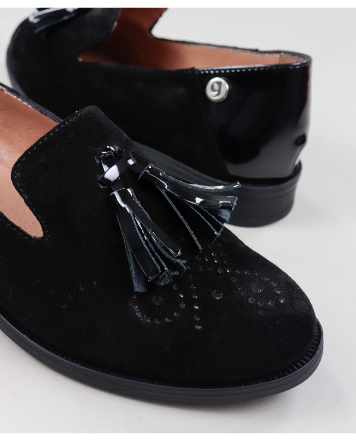 Black Lady Ginova Rasos Shoes with Berloque