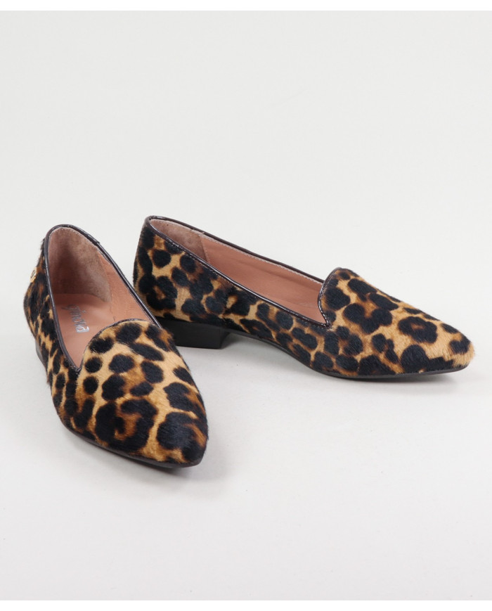 Zapatos Rasos Ginova Leopard