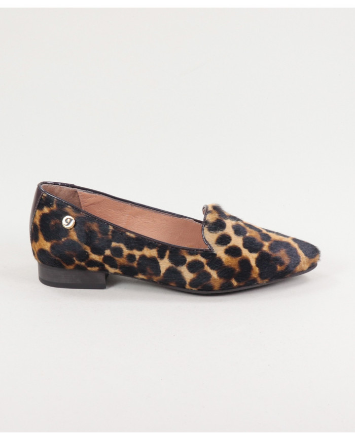 Zapatos Rasos Ginova Leopard