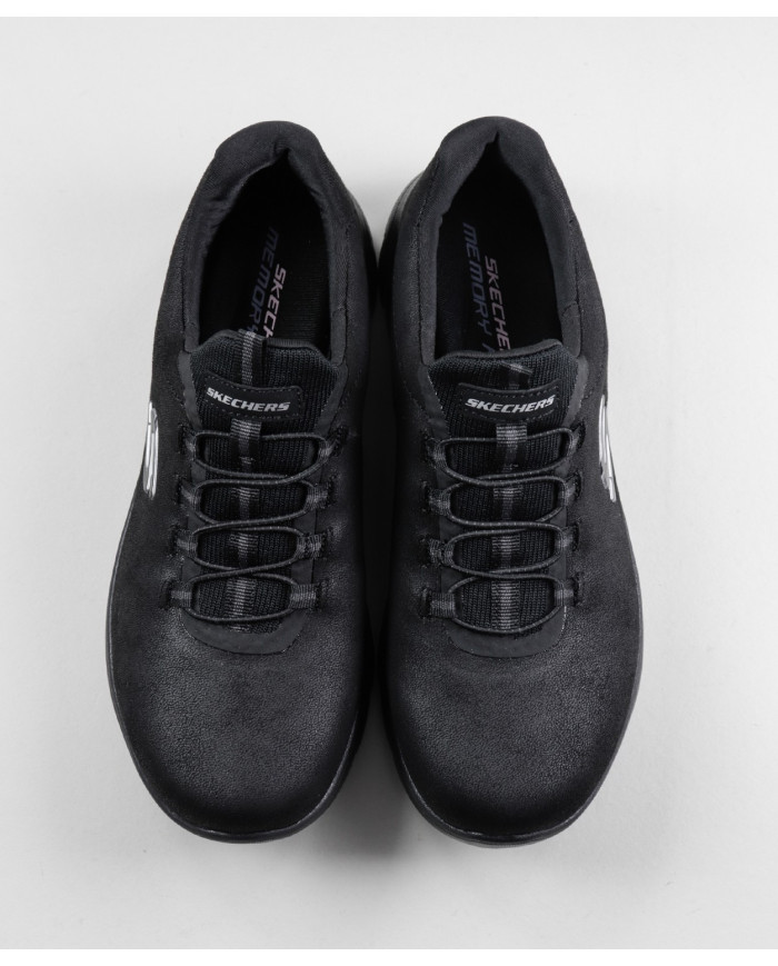 Sapatilhas Pretas Skechers Oh So Smooth