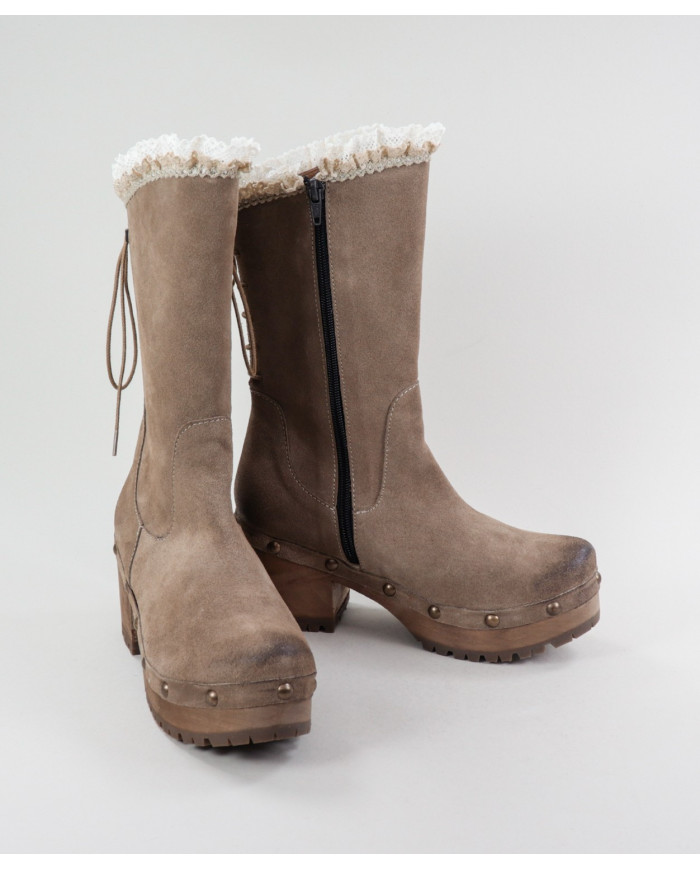 Botas de mujeres Ginova con cordones