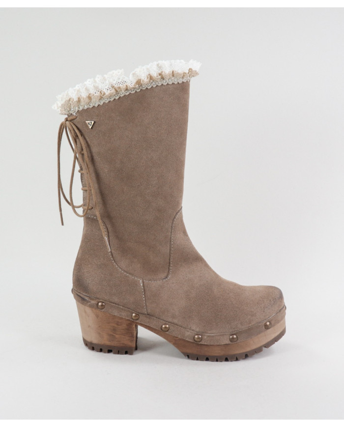 Botas de mujeres Ginova con cordones