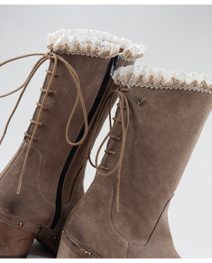 Botas de mujeres Ginova con cordones