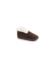 Pantufas de Mulher Castanhas com Pelo