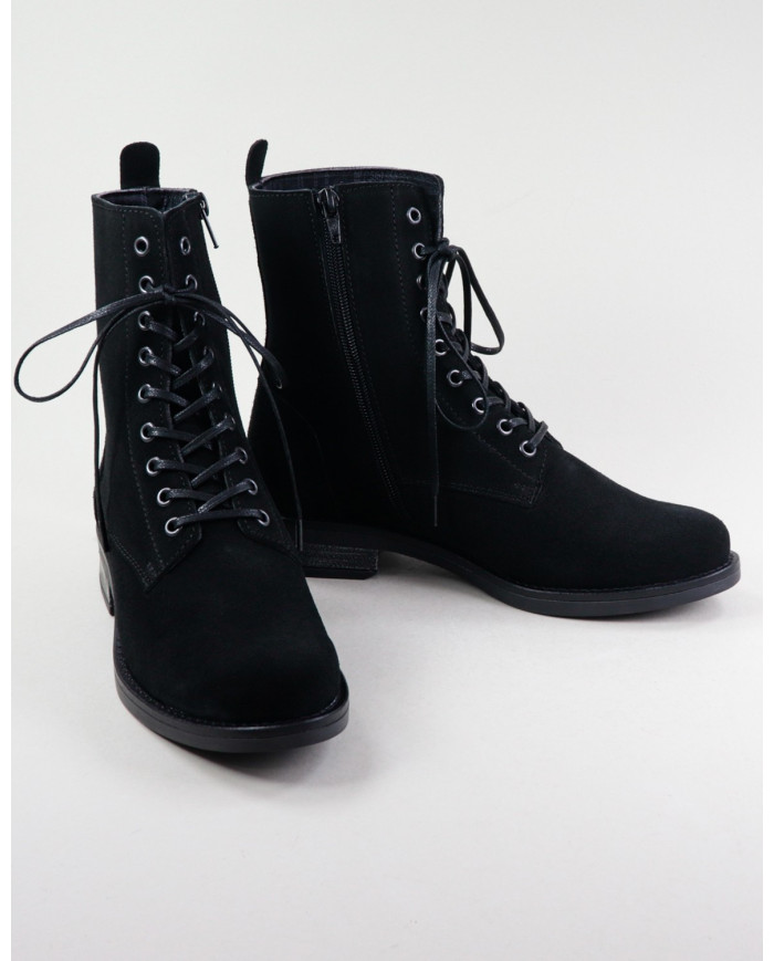 Rasas de Senhora Ginova Botas de estilo militar