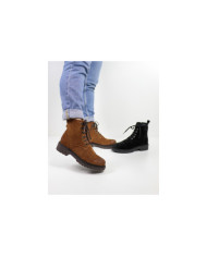 Women's Ginova Military Boots in Camurça