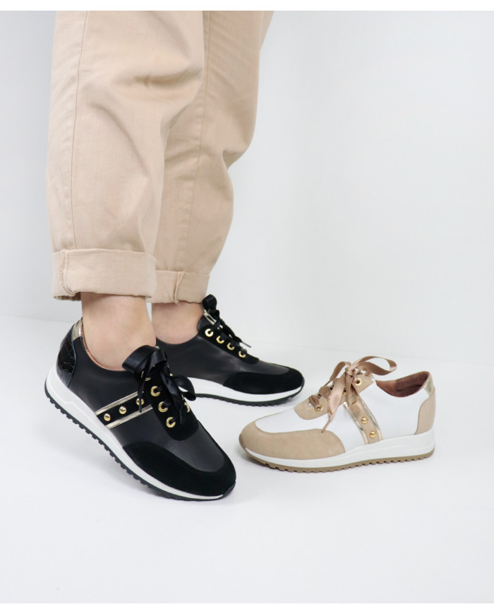 Ginova Women's Trainers with Pearls