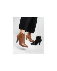 Botins de Senhora Ginova em Pele