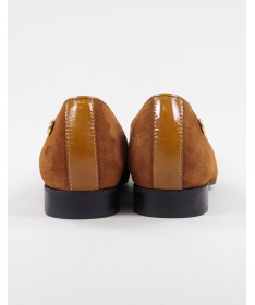 Sapatos Camel Rasos Ginova com Berloques