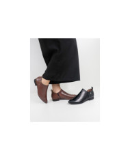 Botins Rasos Ginova Femininas em Pele