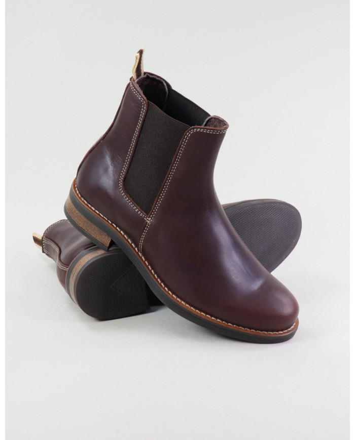 Botas Castanhas de Senhora Ginova com Elásticos