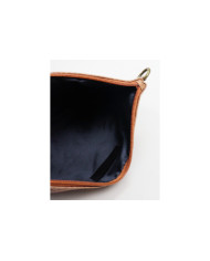 Ladies' Clutch Camel with Embossed Skin