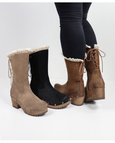 Botas de mujeres Ginova con cordones