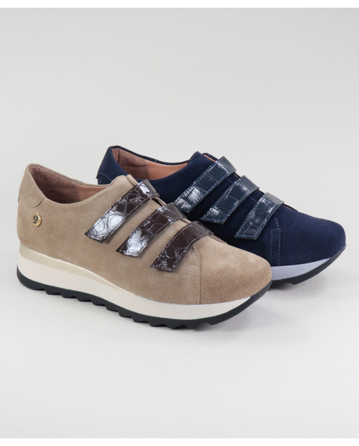 Ginova shoes with Strips in Velcro