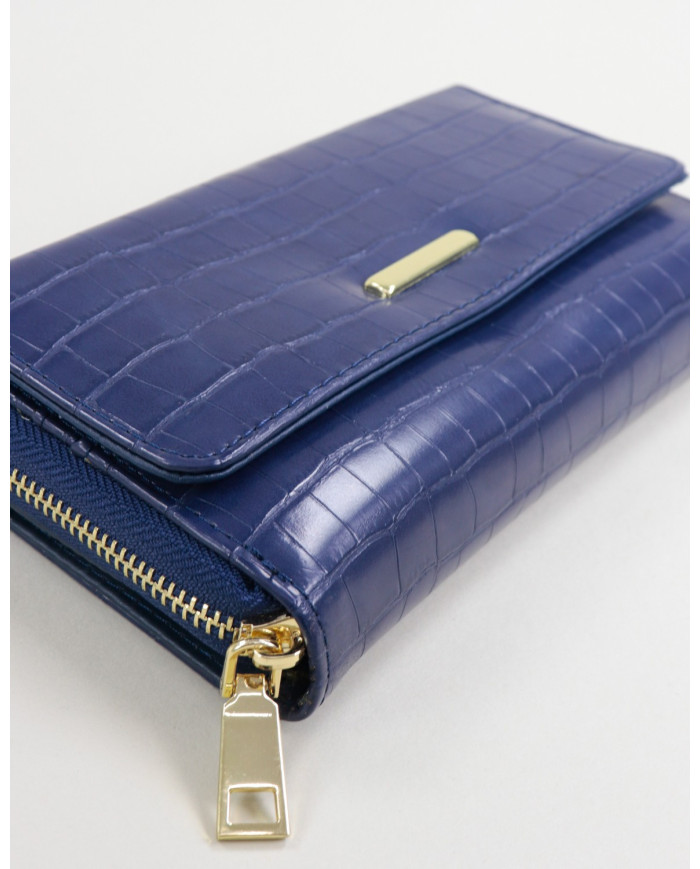 Blue Lady Wallet Rectangular